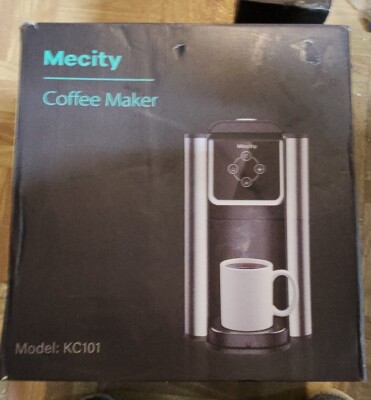 Mecity KC101 Black Silver 1150 Watts 3 In 1 Single Serve Coffee Maker