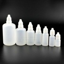 5-100 piezas 5 ml ~ 100 ml frascos goteros exprimibles de plástico vacíos gotero líquido para ojos