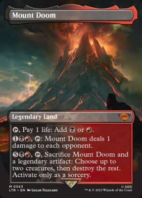 Mount Doom FA - Lord Of The Rings Tales of Middle Earth - LTR 343 - EN NM - MTG