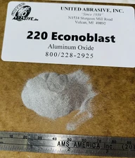 Aluminum Oxide: 4 lbs - 220 Grit (Medium) - Blast Cabinet Abrasive Media Tough