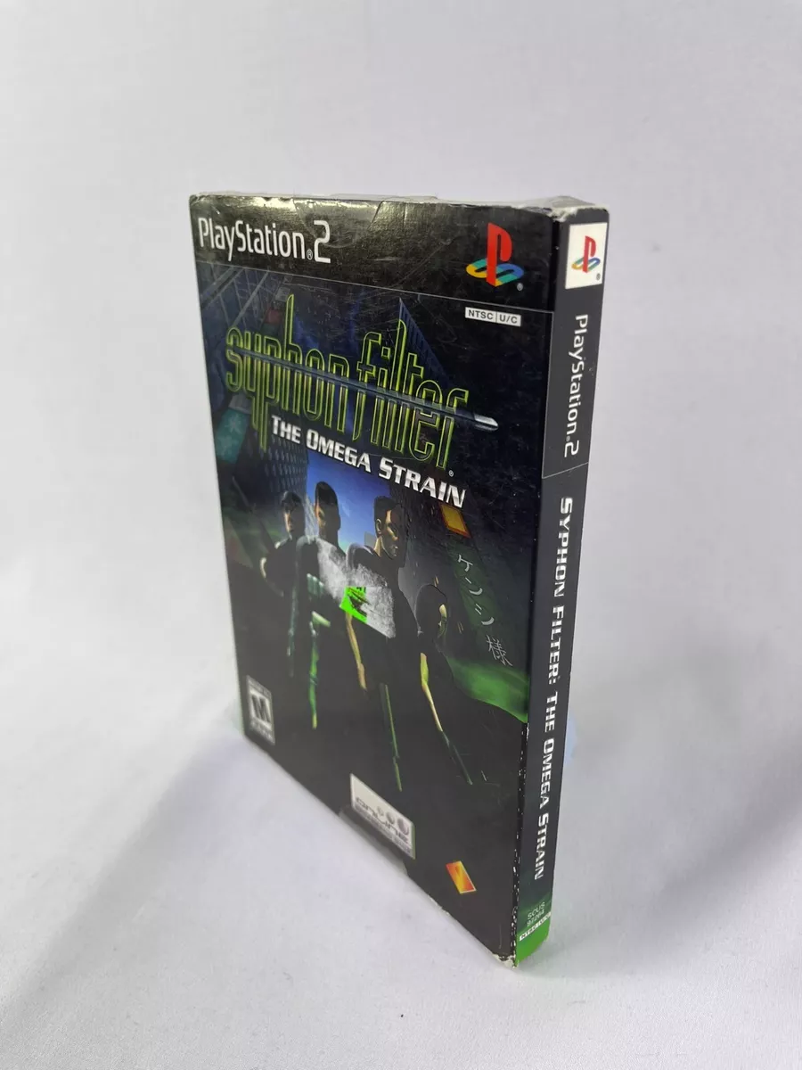 Syphon Filter The Omega Strain Playstation 2 PS2 Black Label Slip