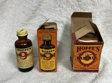Vintage Antique Hoppe’s Gun Cleaning Solvent And Patches 