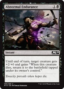 Abnormal Endurance x4 - Magic 2019 - NM-Mint, English - Magic 2019
