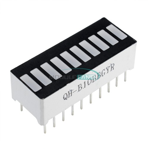 2/5/10PCS 10 Segment LED Bargraph Light Display Red Yellow Green Blue - Picture 25 of 39