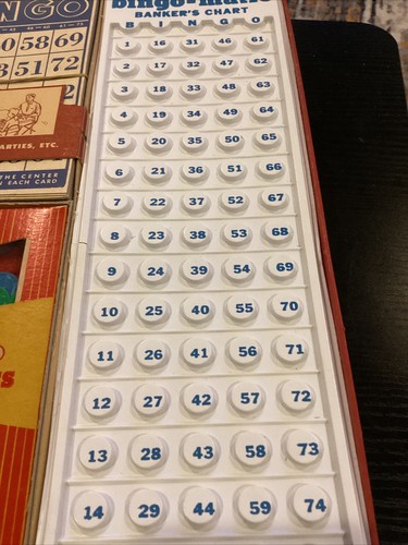 Rare VTG Board Game 1954 Transogram Bingo-matic Classic Family Night Bingo 3173 - Picture 10 of 24