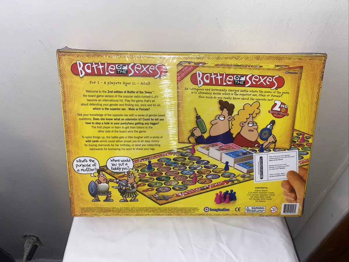 Battle of the Sexes 2nd Edition Board Game All new questions by