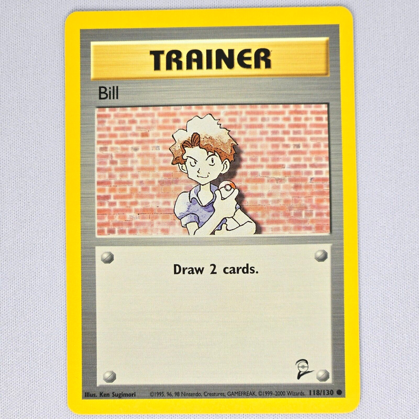 Bill 118/130 Base Set 2 Common Vintage Pokemon Card WOTC TCG English LP