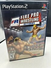 Ps2 Fire Pro Wrestling Returns (Sony PlayStation 2, 2007) Complete Nice