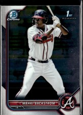 2022 Bowman #BCP-121 Mahki Backstrom Chrome Prospects Atlanta Braves 1st