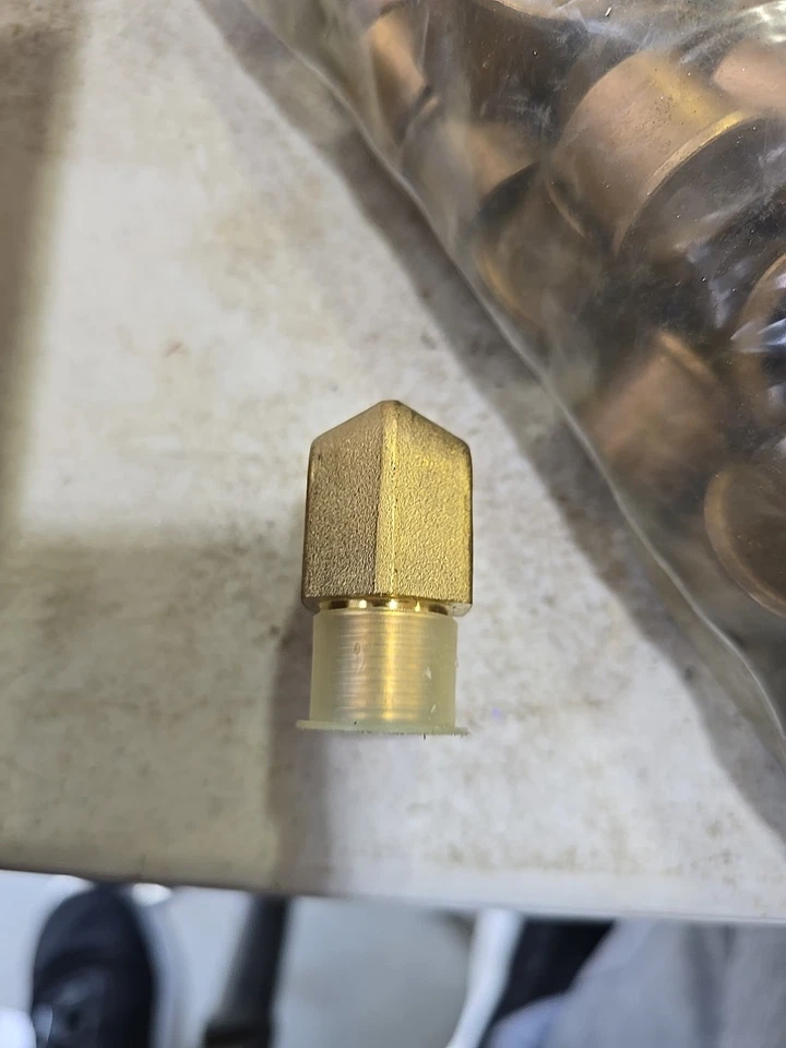 Lot of 2 - PARKER  Brass 3/8" CD-B 90 Street Elbow,  NPTF x NPT - Image 3 of 3