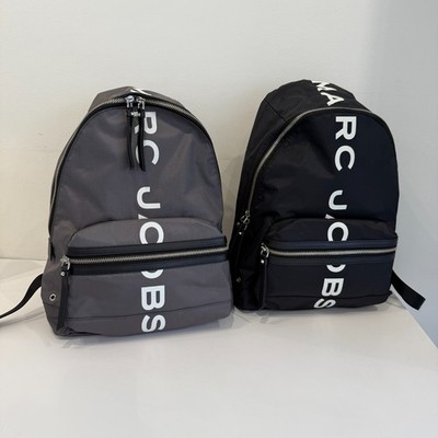 Marc Jacobs Suspiria Logo Print Nylon Backpack Unisex Lightweight