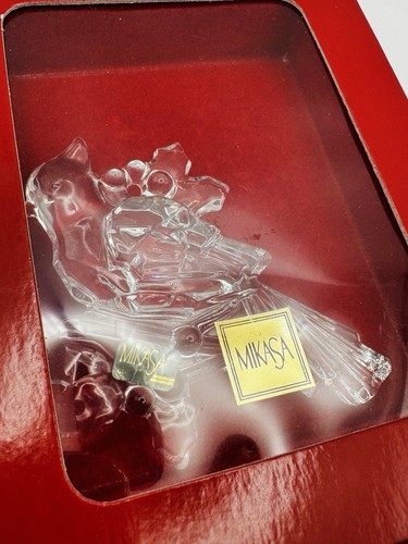 Mikasa Crystal Cardinal Ornament Holiday Facets SN405/578 Original Box Sticker - Picture 11 of 13