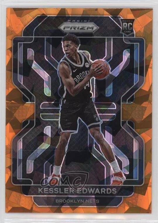 2021-22 Panini Prizm Orange Ice Prizm Kessler Edwards #284 11es