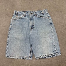 Vtg 90s Levi's 550 Relaxed Fit Shorts Mens 32 Denim Cotton USA Made