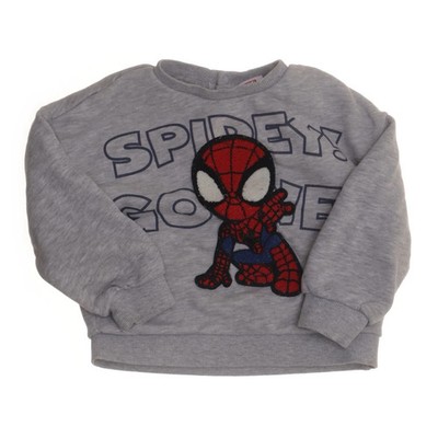 Marvel, Sweatshirt, Größe: 86, Grau/Rot/Blau, Baumwolle/Polyester, Print #DlU