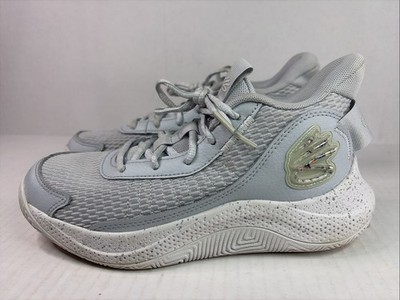 Under Armour Curry 3Z7 Basketball Shoes Halo Grey Mens Size 7.5  No Box
