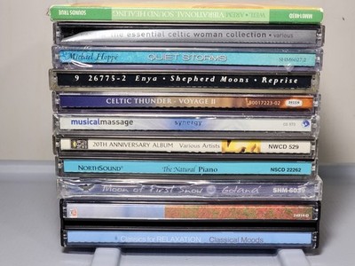 CD Lot of inspiring music flute piano irish folk Classial relaxation calm moods