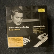 Deutsche Grammophon Franz Schubert Lieder Fischer-Dieskau Moore CD Box Set