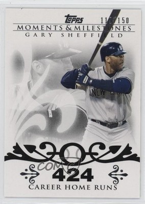 2008 Topps Moments & Milestones 119/150 Gary Sheffield #52 0ry1