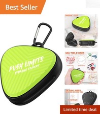 Compact and Stylish Retainer Case Compatible with Invisalign - Black+Light Green