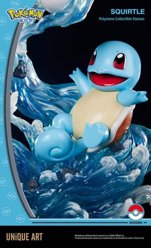 Unique Art Studio Pokémon Squirtle ⅙ Sixième Échelle Figurine Statue Neuf Scellé - Photo 7 sur 9