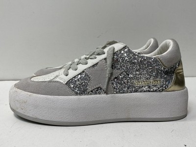 Vintage Havana Sandy Silver Glitter Multi Low Top Sneakers Women's Size 10