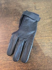 Salty Ajar Impex Archery 4 Finger RIGHT HAND Glove Black Medium