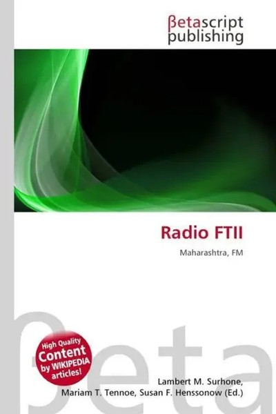 Radio Ftii Maharashtra, FM Lambert M. Surhone (U. A.) Taschenbuch Englisch 2026-image