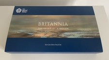 The Royal Mint 2020 UK Britannia Six-Coin Silver Proof Set w/ Case & COA