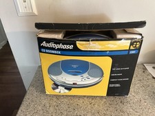 Audiophase CD01 CD Boombox AM/FM Radio Portable CD Player Open Box Vintage