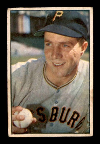 Bob Friend #16 1953 Bowman Color card