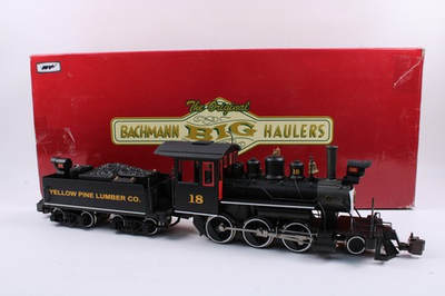 #ad Bachmann G Scale 81698 Baldwin 2 6 0 Mogul Steam Locomotive Yellow Pine Lbr #18 $189.95