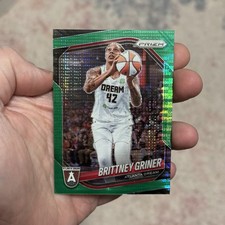 2025 Panini Prizm WNBA Brittney Griner Green Pulsar/25 Bookend