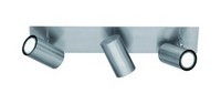Trio Anbauleuchte 3X35W Hv-Halogenlampe Nickel Matt GU10 IP20 Ohne Abdeckung