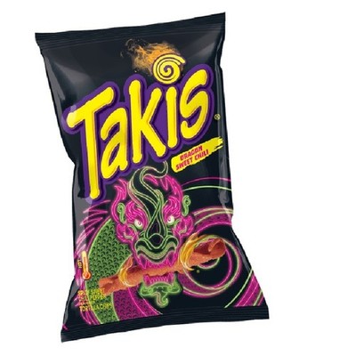 Takis Tortilla Chips Rolled DRAGON Spicy Sweet Chili Pepper 9.9Oz 1 Pack