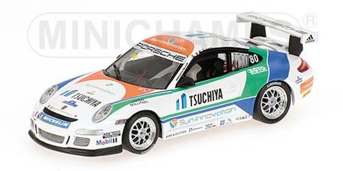 1:43 Minichamps Porsche 911 Gt3 Carrera Cup Asia Macau 2007 400076480 Diecast Mo-image