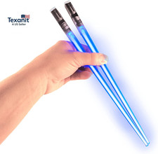 Lightsaber Led Light up Chopsticks 1 Pair, Blue