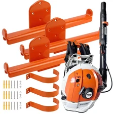 Backpack Leaf Blower Hanger with Hose Hook, 3 Pack Backpack Sprayer Wall Moun...