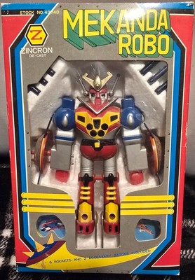 Zincron Mekanda Robo diecast action figure. Very good condition