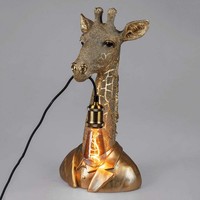 Lampe Giraffe 49 Cm Antik-Gold Tischlampe Tier Formano 779991 Stimmungslampe
