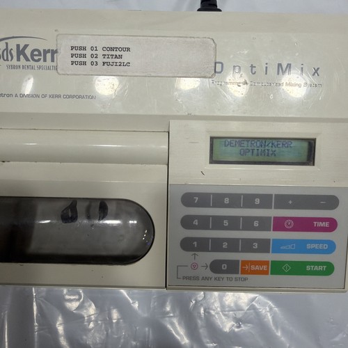 SDS KERR Demetron OptiMix 100 Dental Amalgamator Digital Mixing System
