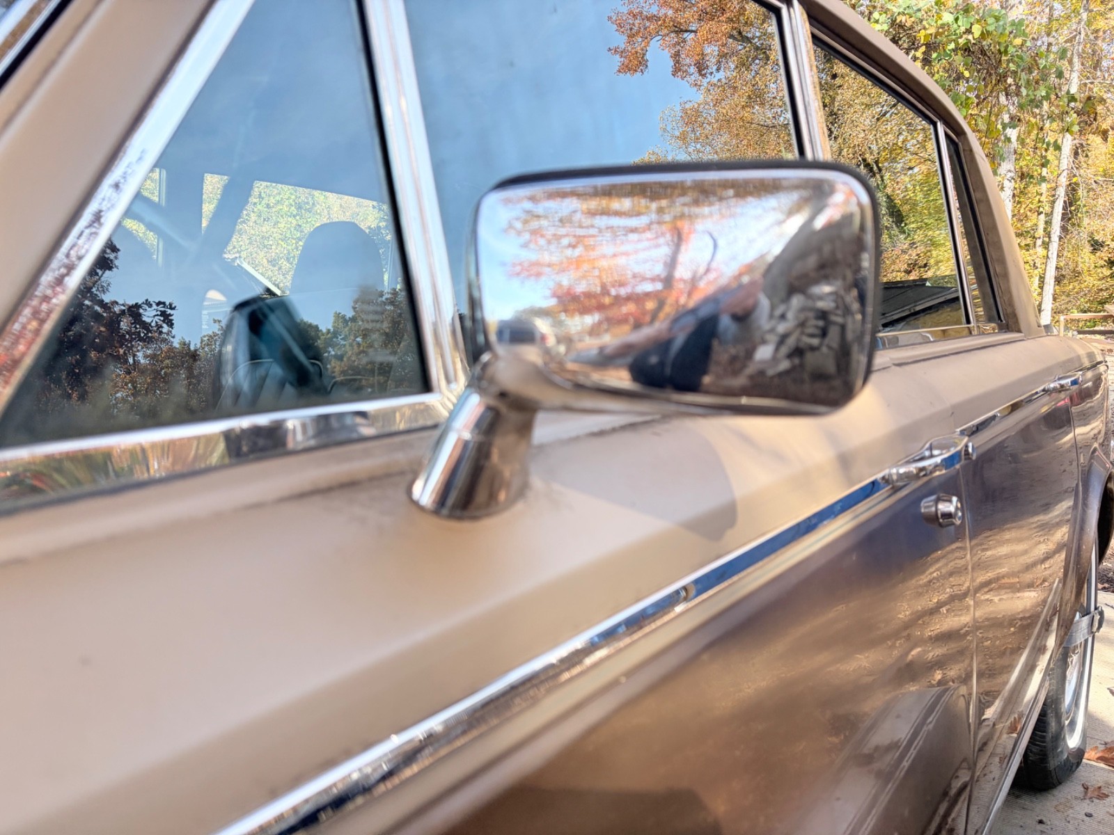 ROLLS ROYCE CORNICHE SHADOW WRAITH BENTLEY MIRROR, HUGE 1966-80 WRAITH INVENTORY