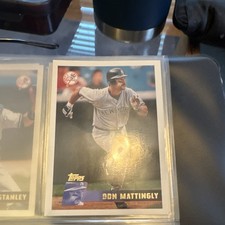 Topps Don Mattingly #185 New York Yankees Baseball Trading Card