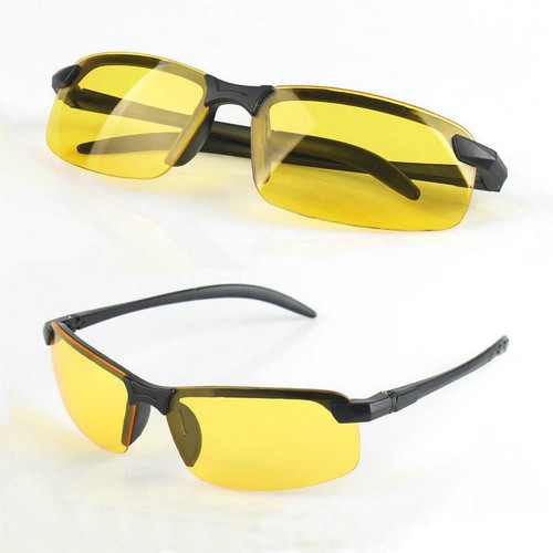 Lunettes de vision HD conduite nocturne anti éblouissement teinté unisexe extérieur lentille jaune - Photo 29/29