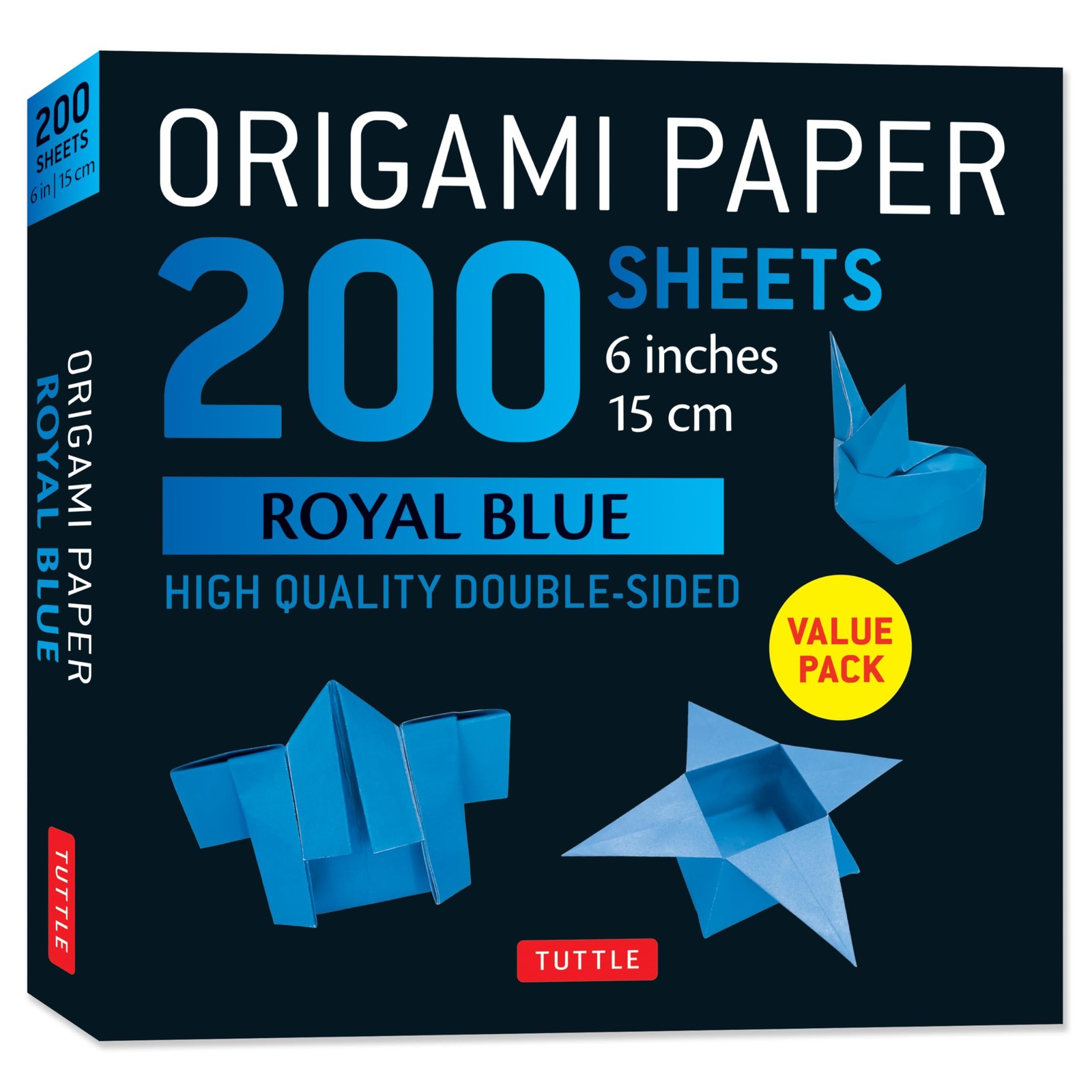 Origami Paper 200 sheets Royal Blue 6"" by . Tuttle Studio - 9780804858908 - Image 3
