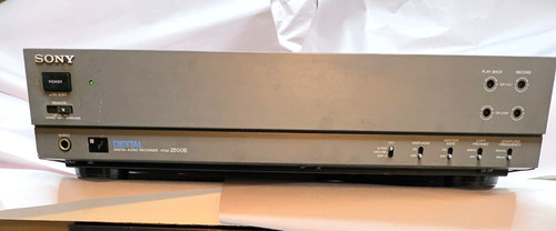 Vintage Genuine Sony PCM-2500B Digital Audio Recorder (Grey)