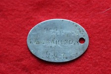 PLAQUE D'IDENTITÉ FRANCAISE MODÈLE 1881 - LONS-LE-SAUNIER (JURA) - 1914 1918