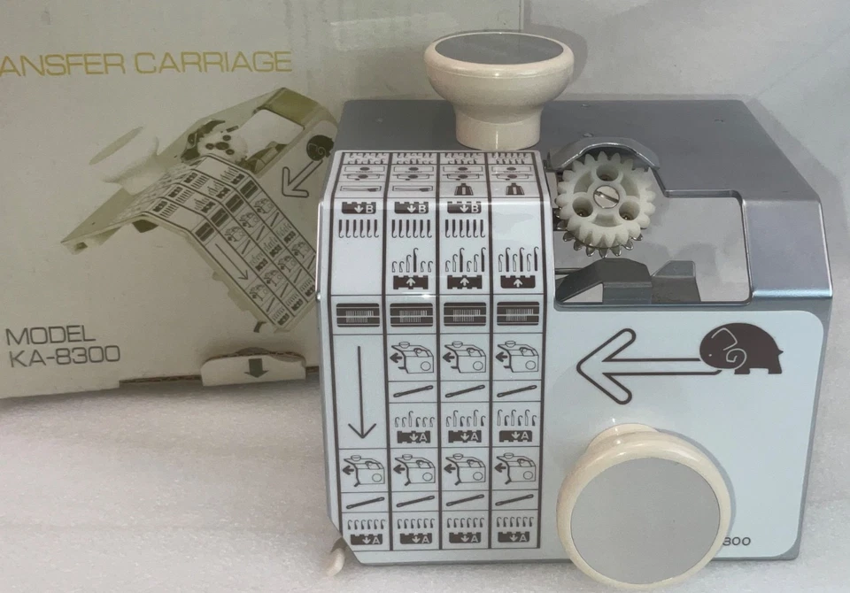 Carro de transferencia Brother KA-8300 calibre estándar 4,5 mm COMO NUEVO para máquina de tejer Foto 4 de 4