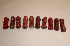 10 Vintage 1940's Tootsie Toy Die-Cast Insurance Patrol Fire Engine Trucks B