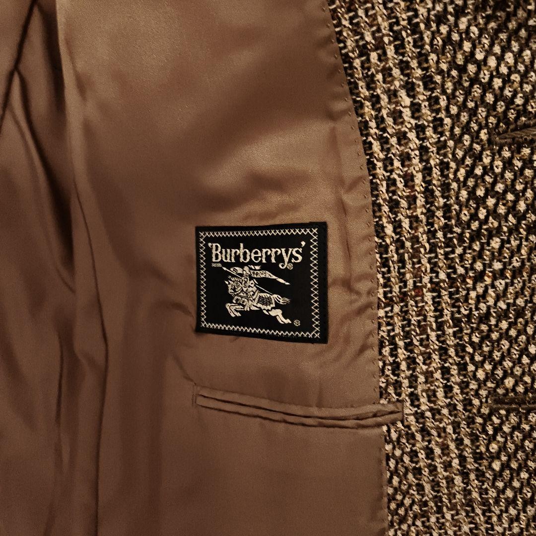 Burberry Tweed Check Pattern Jacket Alpha Mohair … - image 3